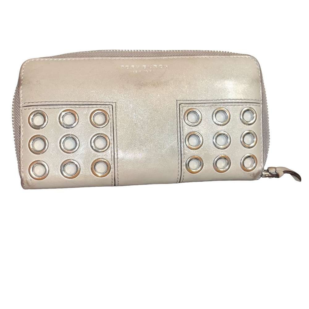 Tory Burch Gray Studded Women's Wallet